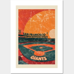 Midcentury San Francisco Giants Stadium Posters and Art